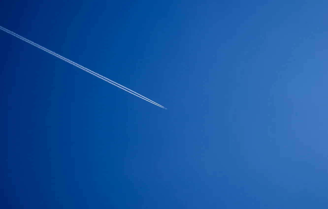 Фото обои небо, авиация, самолёт