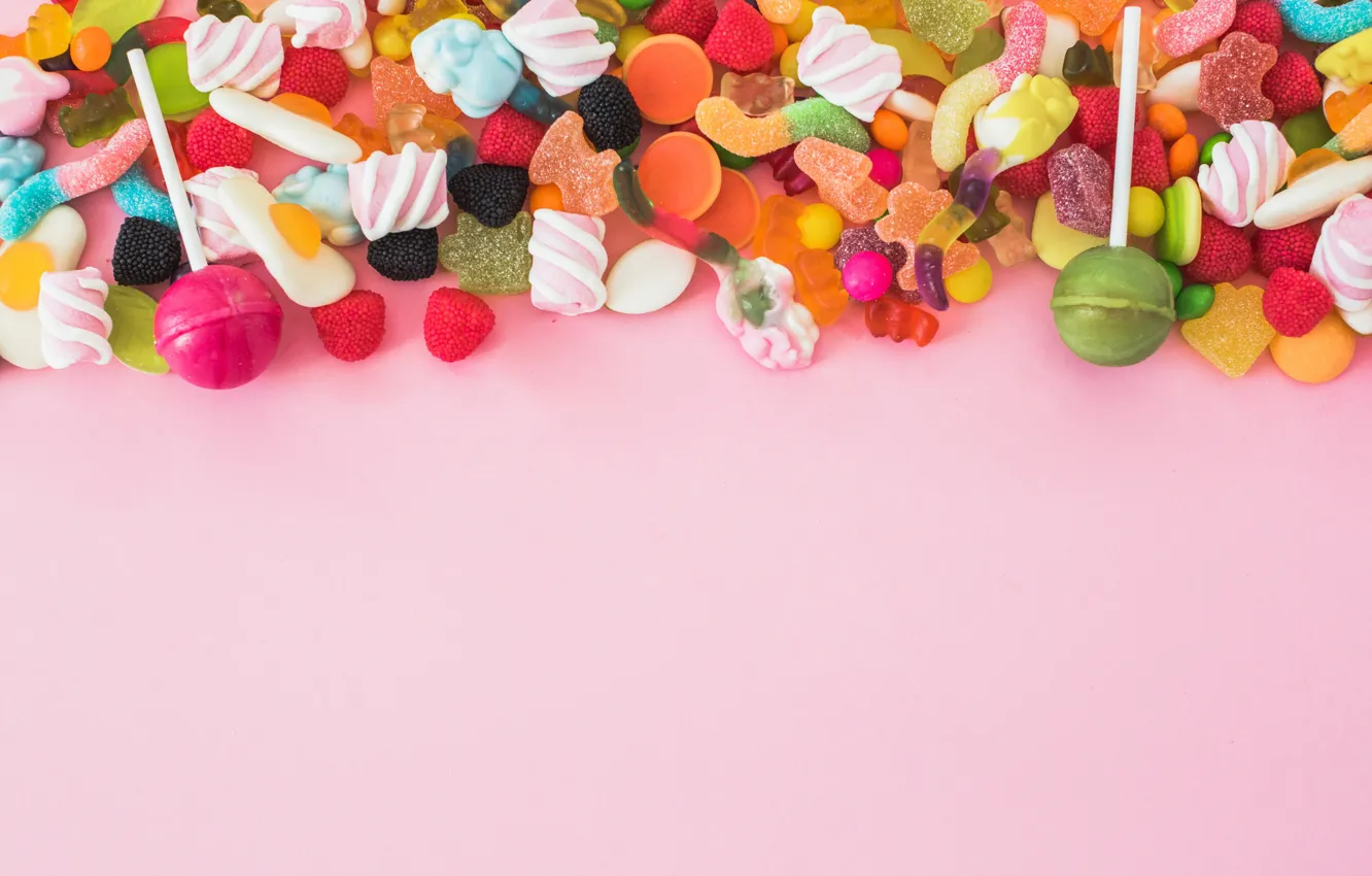 Фото обои конфеты, сладости, вкуснятина, мармелад