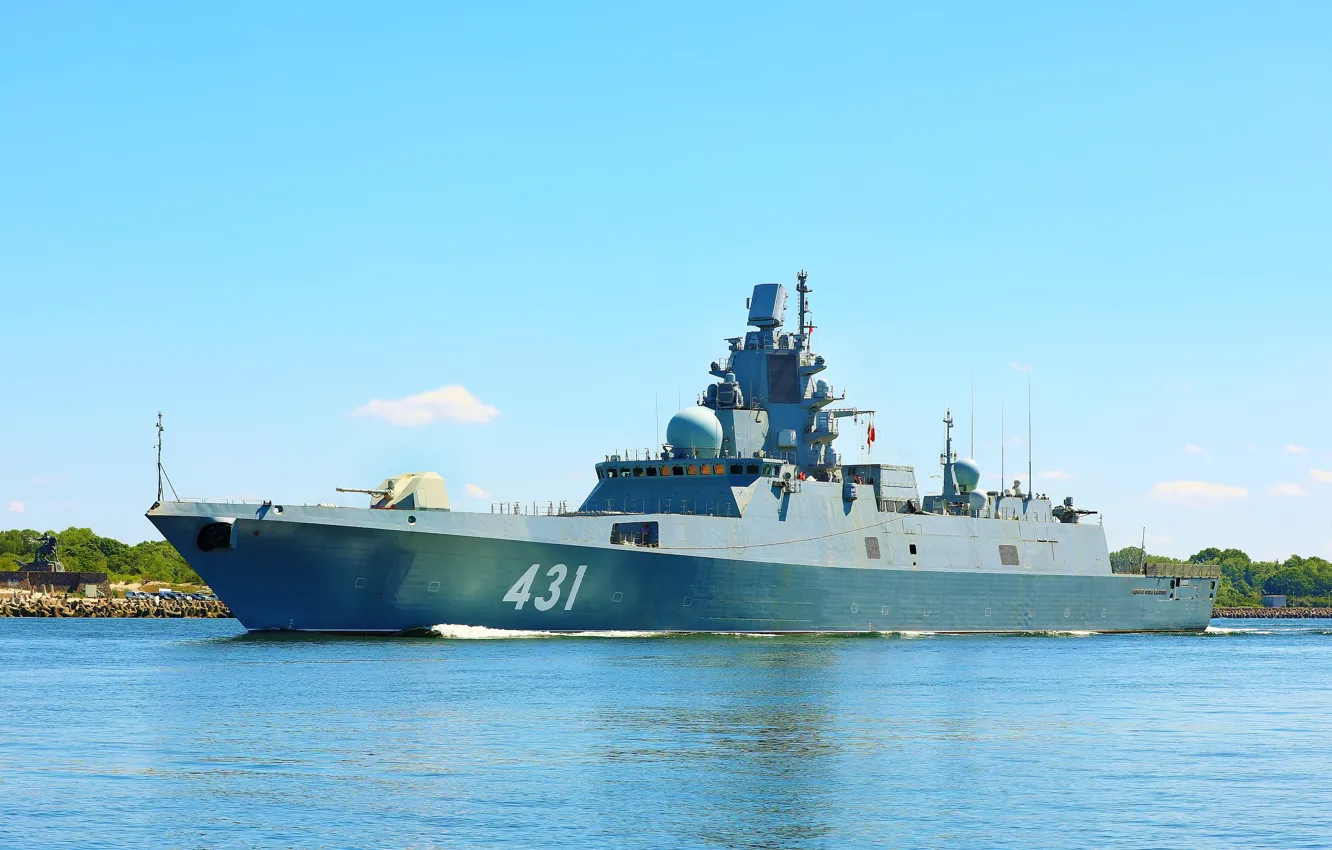 Фото обои фрегат, балтика, Адмирал Касатонов
