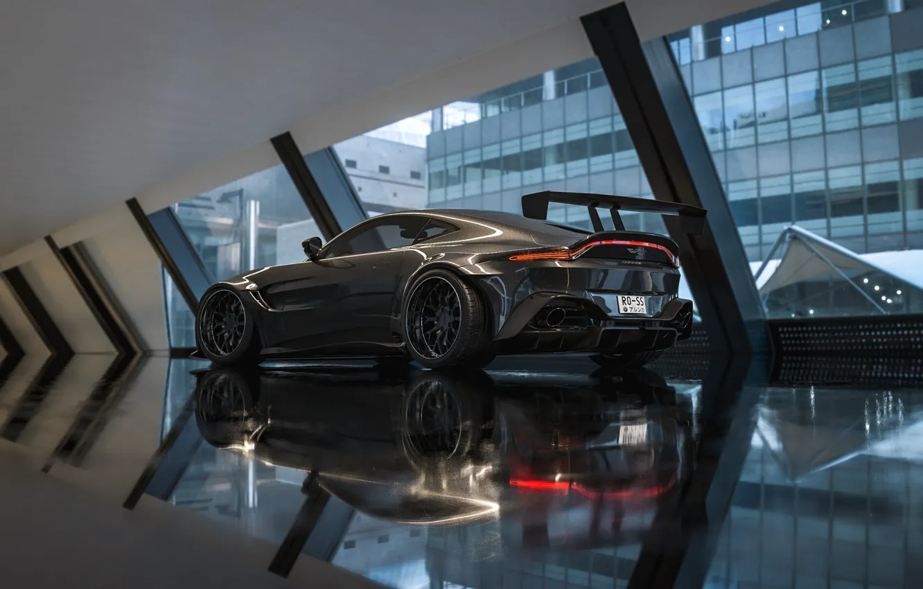 Фото обои Aston Martin, Rostislav Prokop, Vantage Monumentum