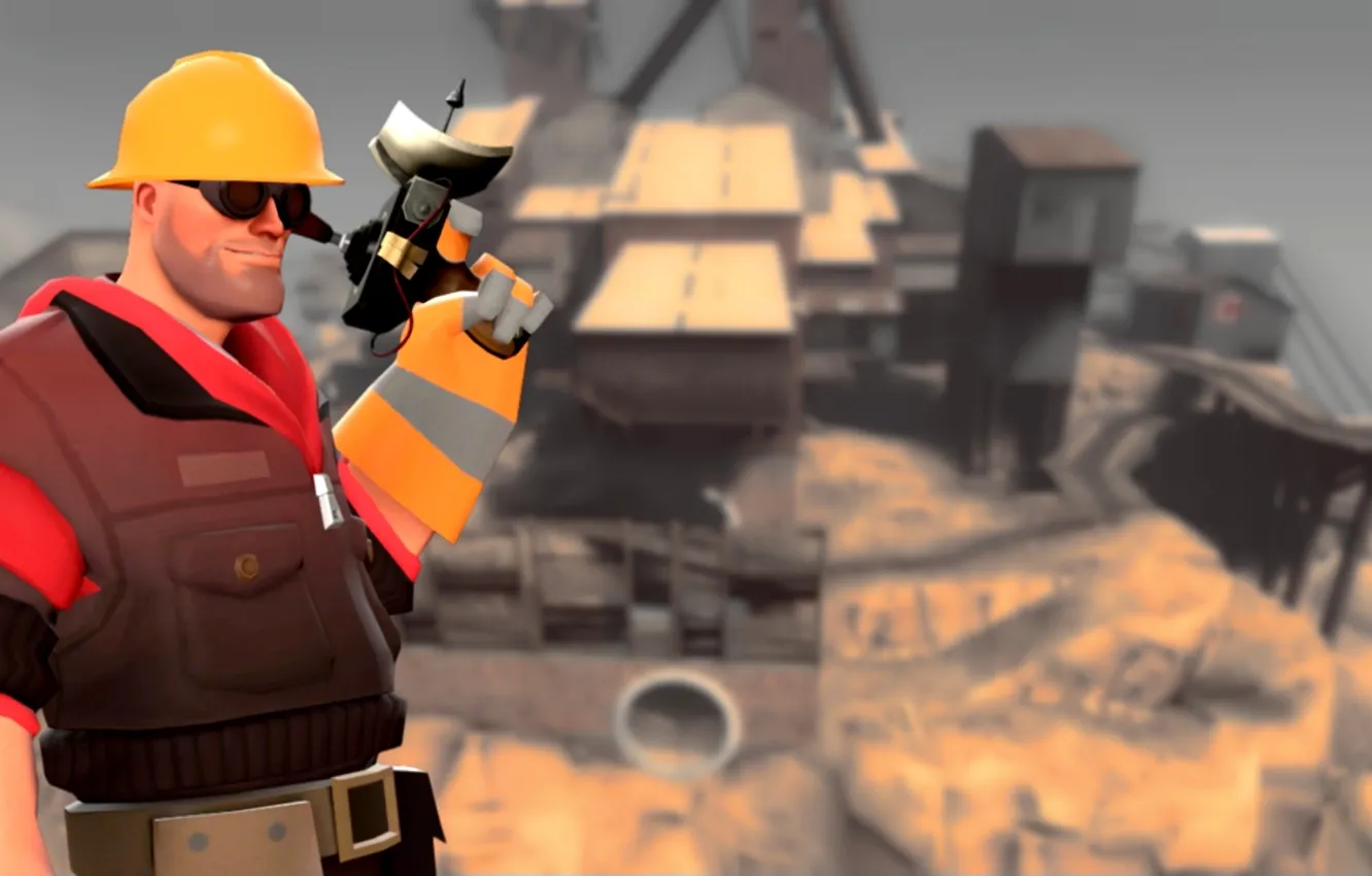 Фото обои team fortress 2, tf2, инженер, тф2