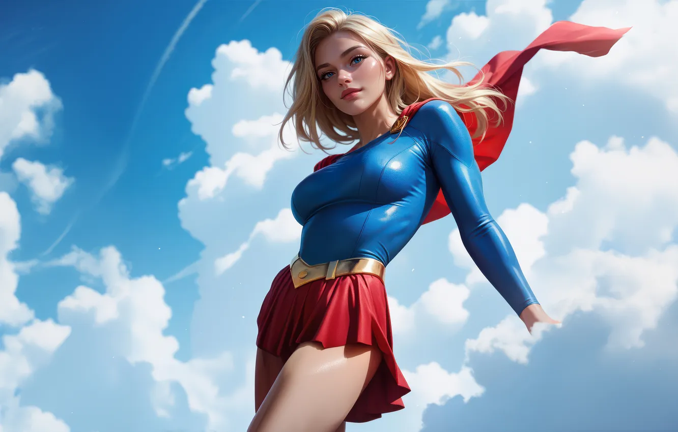 Фото обои supergirl, strength, honor