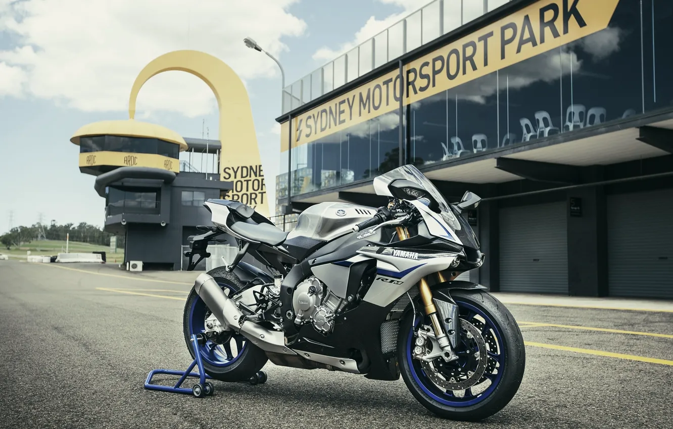 Фото обои Yamaha, Moto, Track, Superbike, 2016, Sportbike