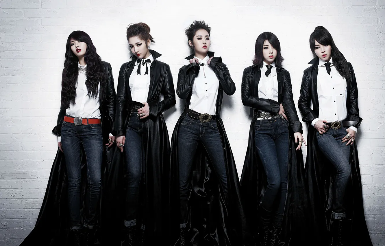 Фото обои музыка, девушки, азиатки, Южная Корея, k-pop, 4Minute, Kim Hyuna, Ким Хёна