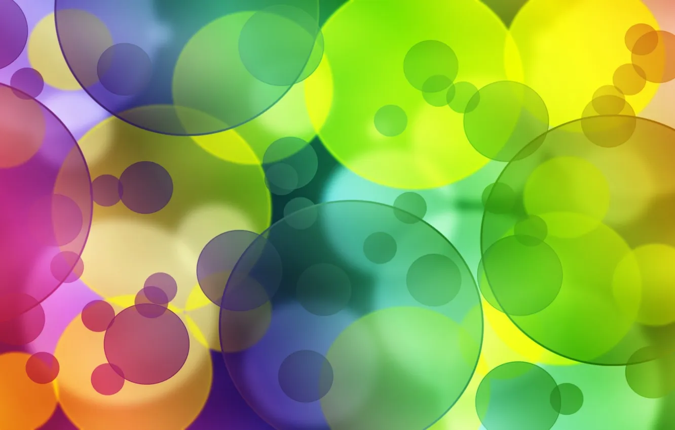 Фото обои круги, абстракция, узоры, краски, colors, circles, patterns, боке