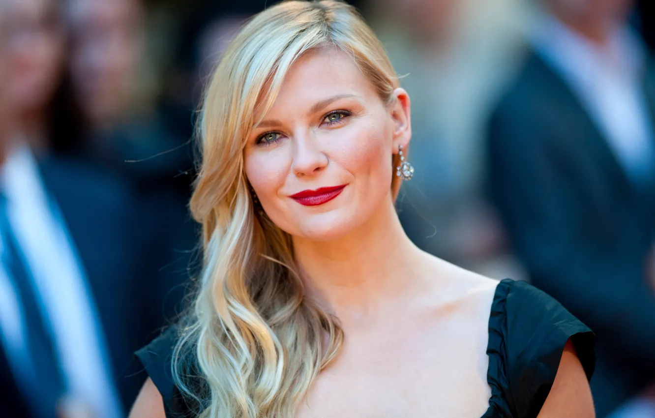 Фото обои взгляд, Kirsten Dunst, модель, макияж, актриса, певица, продюсер, сценарист