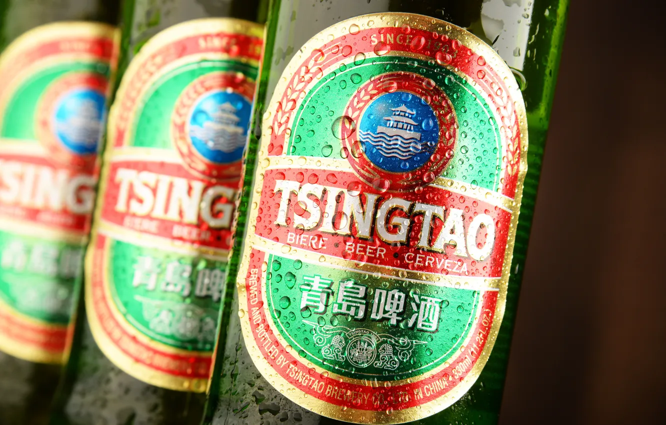 Фото обои china, beer, brand, bottle, alcohol, brewery, booze, beverage