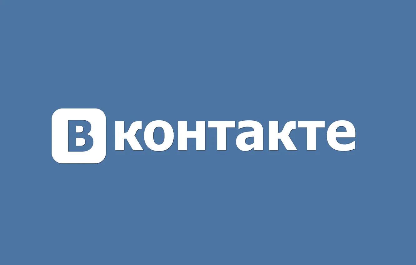 Фото обои Логотип, Вконтакте
