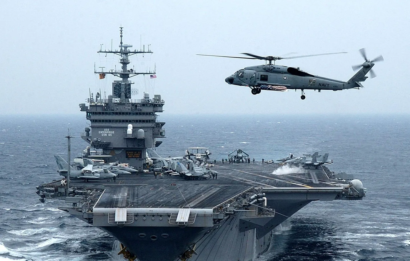 Фото обои авианосец, Флот, российское вооружение