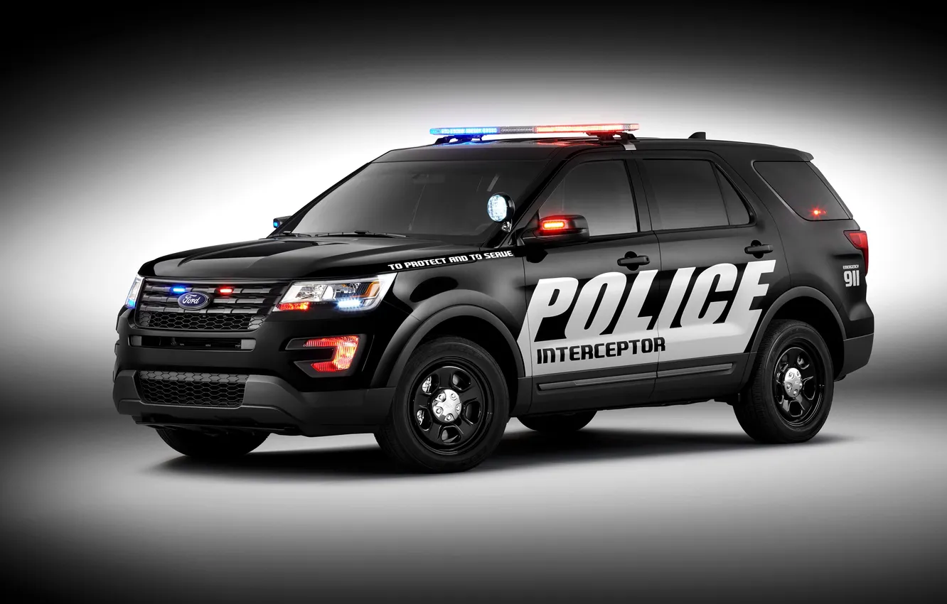 Фото обои Ford, полиция, форд, Police, Interceptor, 2015, U502
