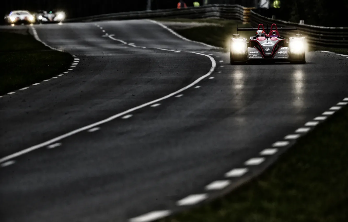 Фото обои асфальт, гонки, прототип, 2013, Le Mans 24