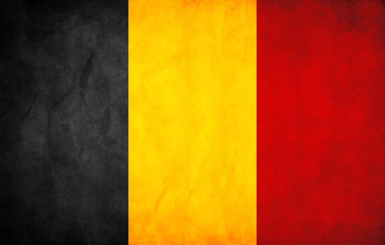 Фото обои Флаг, Бельгия, Belgium, Flag