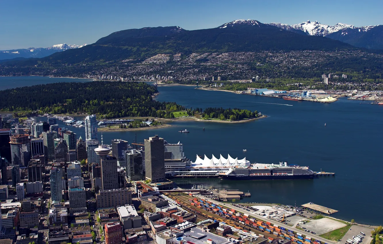 Фото обои Канада, Ванкувер, Vancouver, Pacific coast