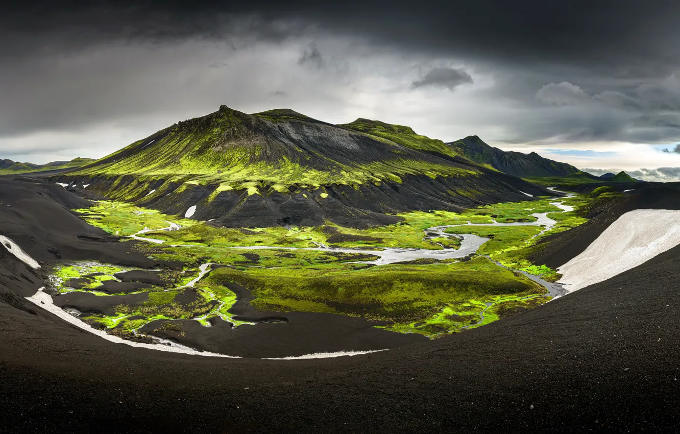 Фото обои пейзаж, природа, Исландия