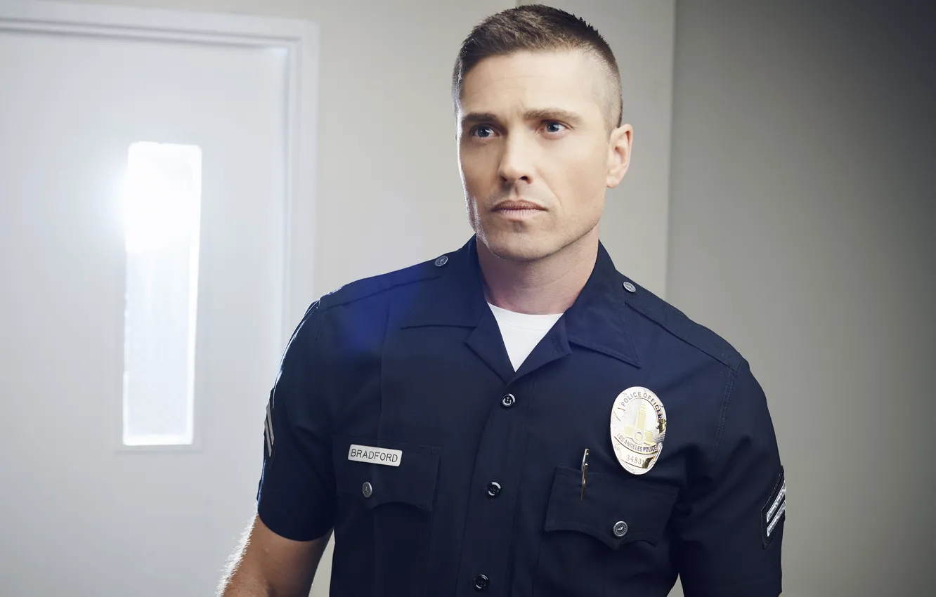 Фото обои полиция, сериал, Eric Winter, Новобранец, The Rookie, Эрик Уинтер, Тим Брэдфорд