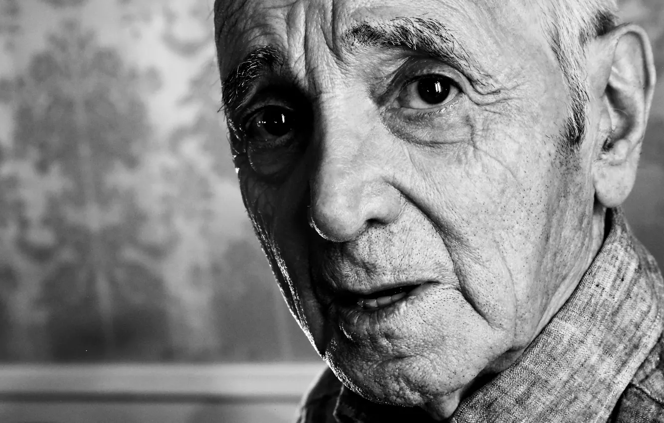 Фото обои портрет, Charles Aznavour