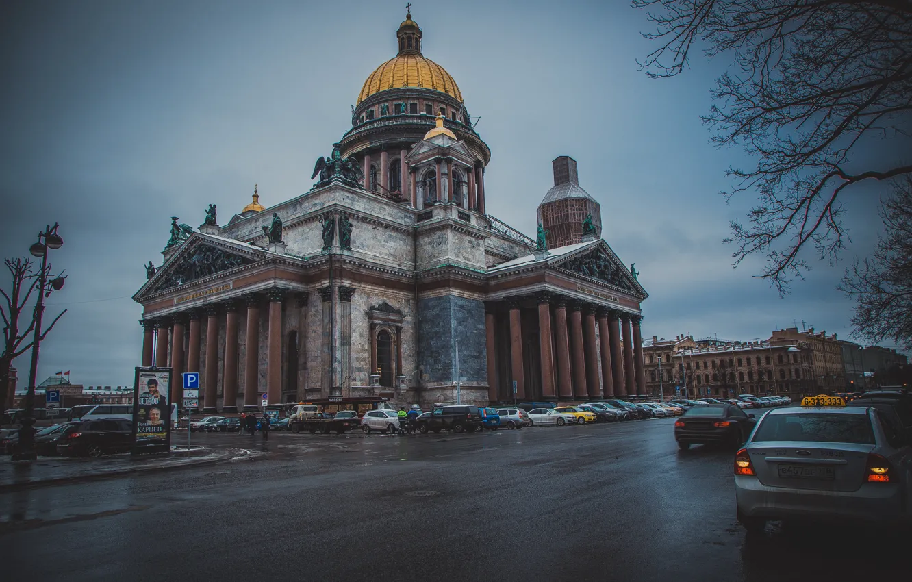 Фото обои Питер, Исаакиевский собор, Санк-Петербург