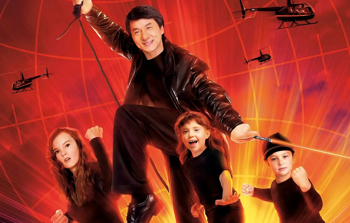 Фото обои дети, Джеки Чан, Jackie Chan, The Spy Next Door