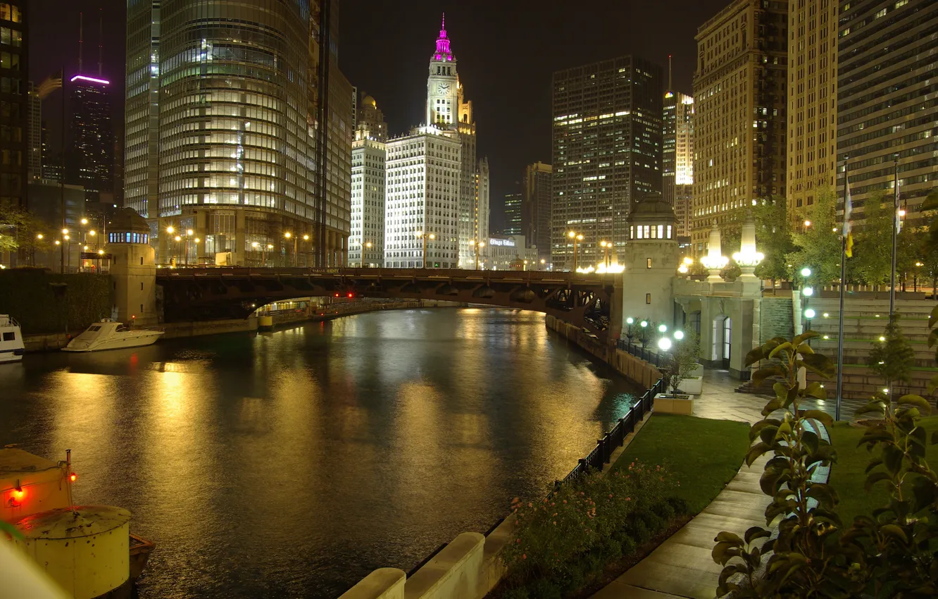 Фото обои city, город, USA, Chicago, Illinois