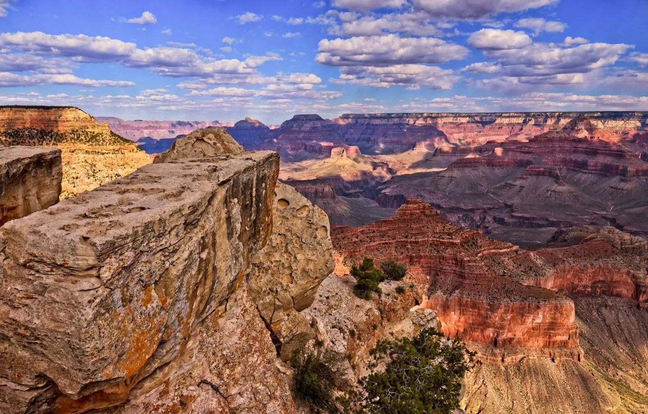 Фото обои небо, пейзаж, каньон, Аризона, США, grand canyon