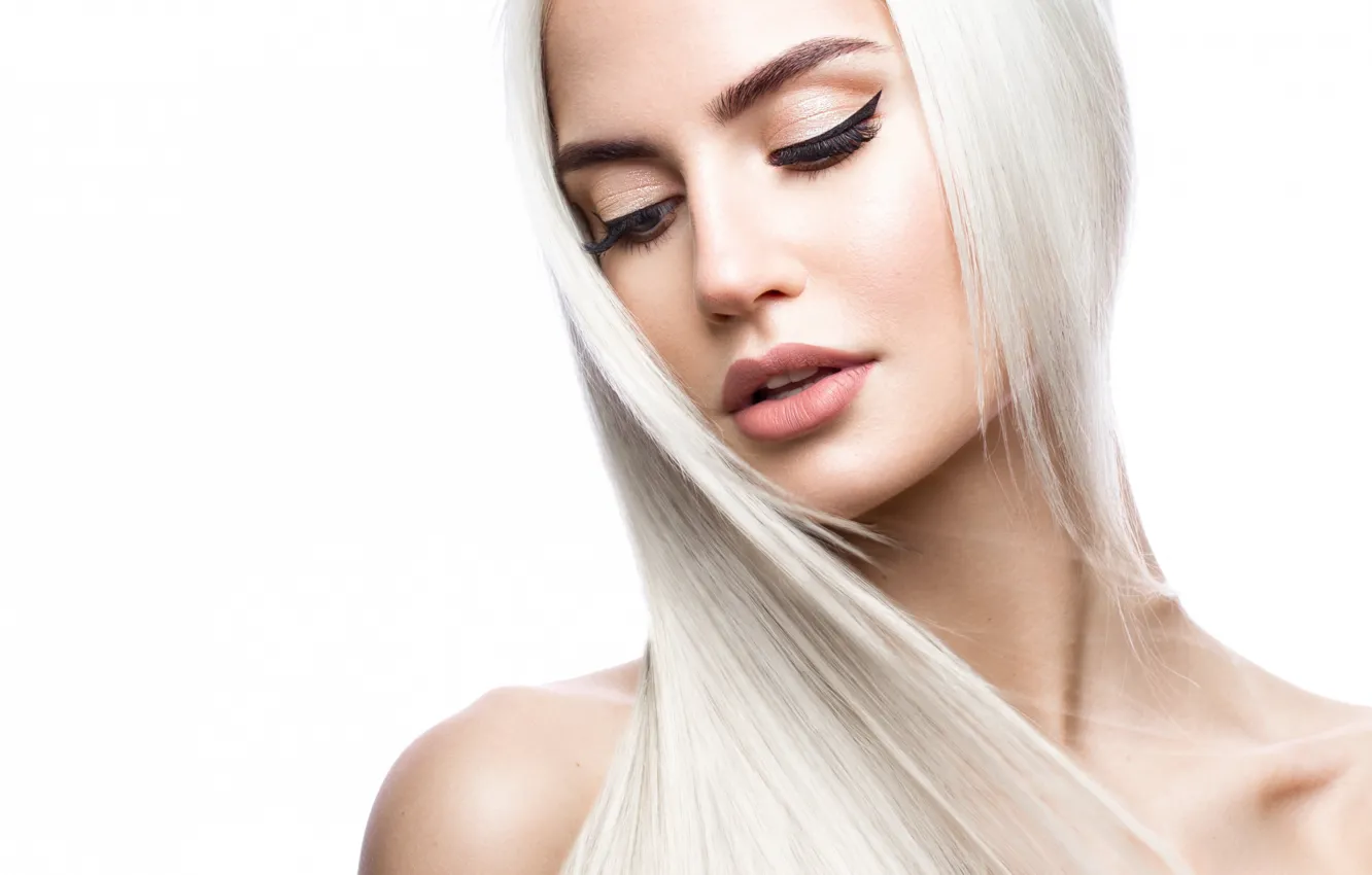 Фото обои модель, волосы, блондинка