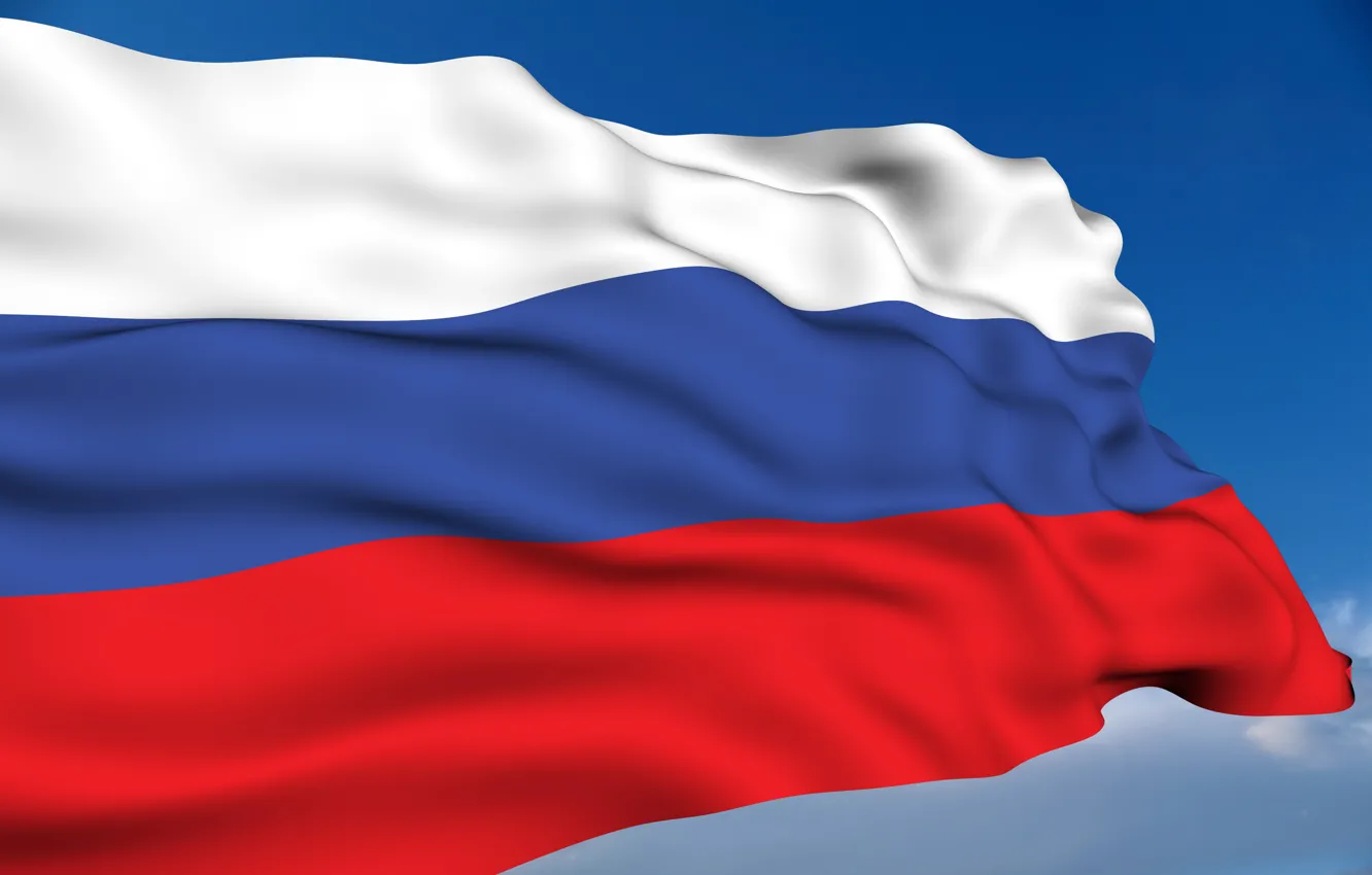 Фото обои флаг, россия, патриотические обои