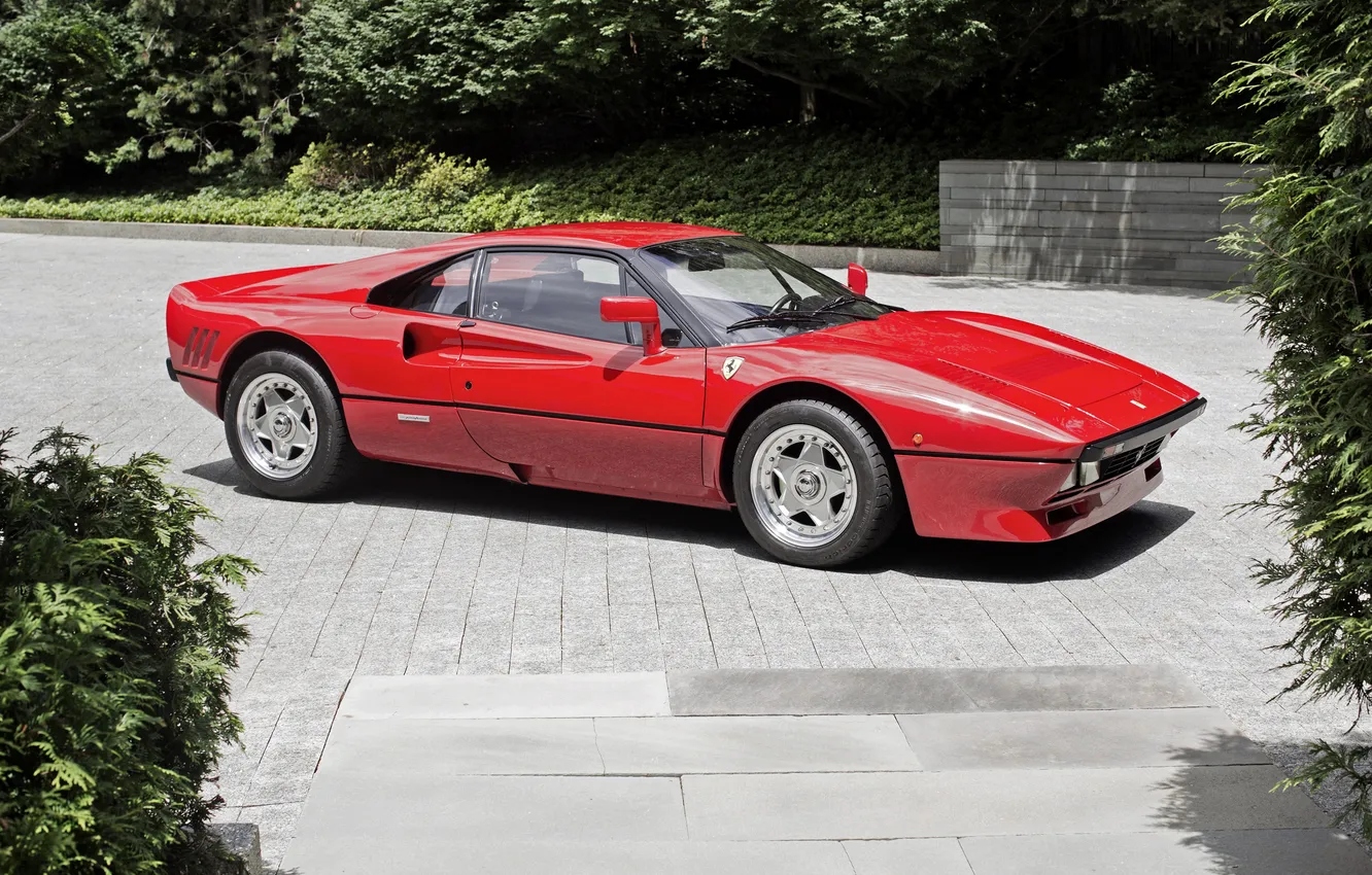 Фото обои Ferrari, феррари, GTO, 1985