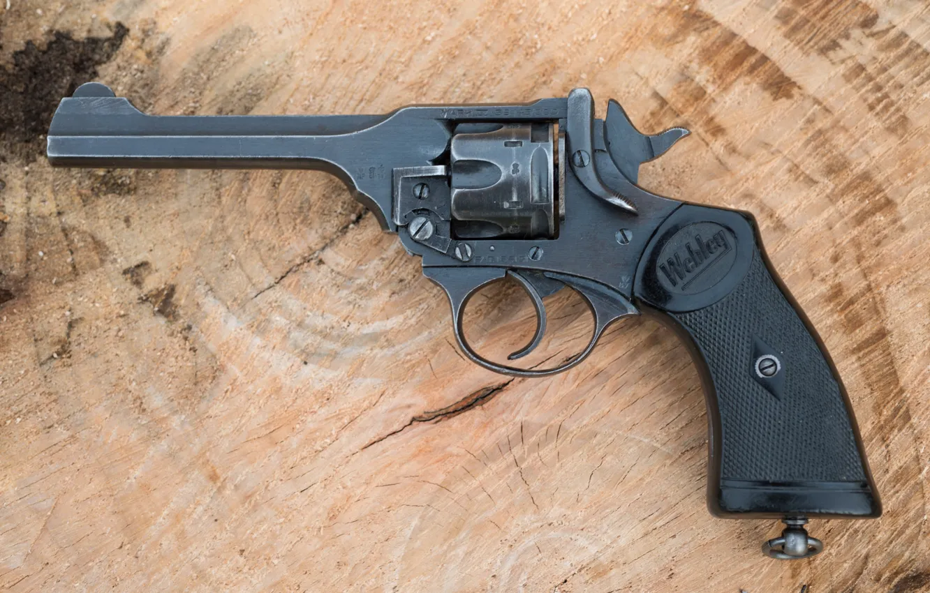 Фото обои ствол, 1941, Револьвер, 1940, Webley, Mark IV