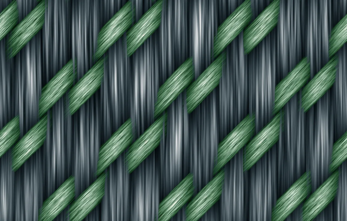 Фото обои полотно, серый, зелёный, плетение