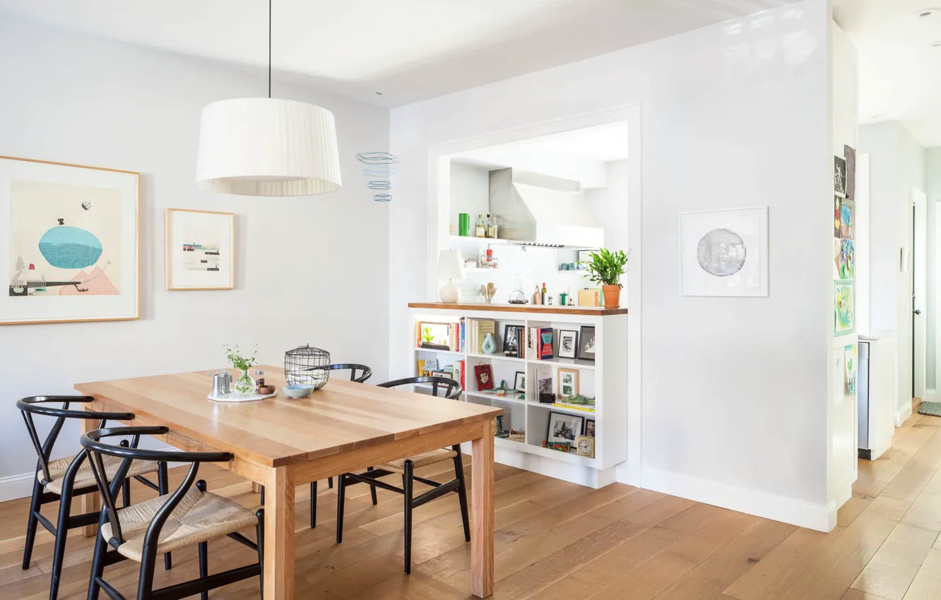 Фото обои интерьер, Нью Йорк, столовая, Brooklyn Rowhouse