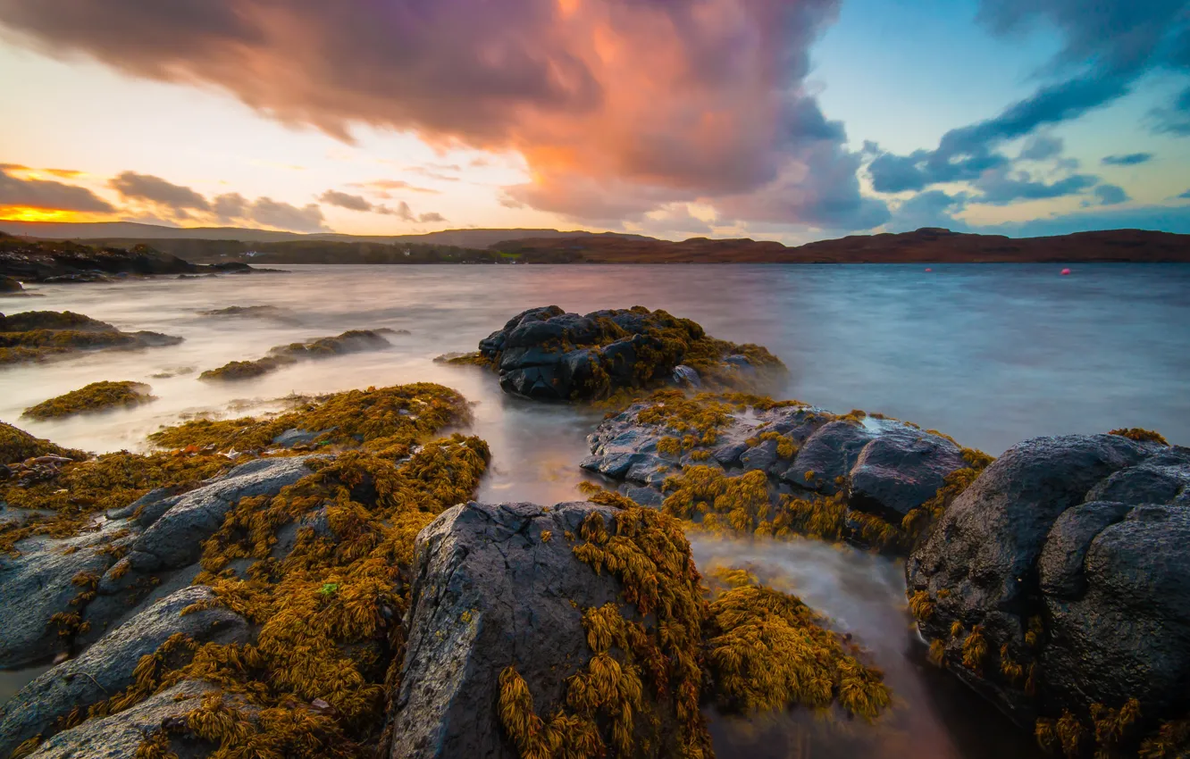 Фото обои Шотландия, Scotland, Isle of Skye, Скай, Flashader
