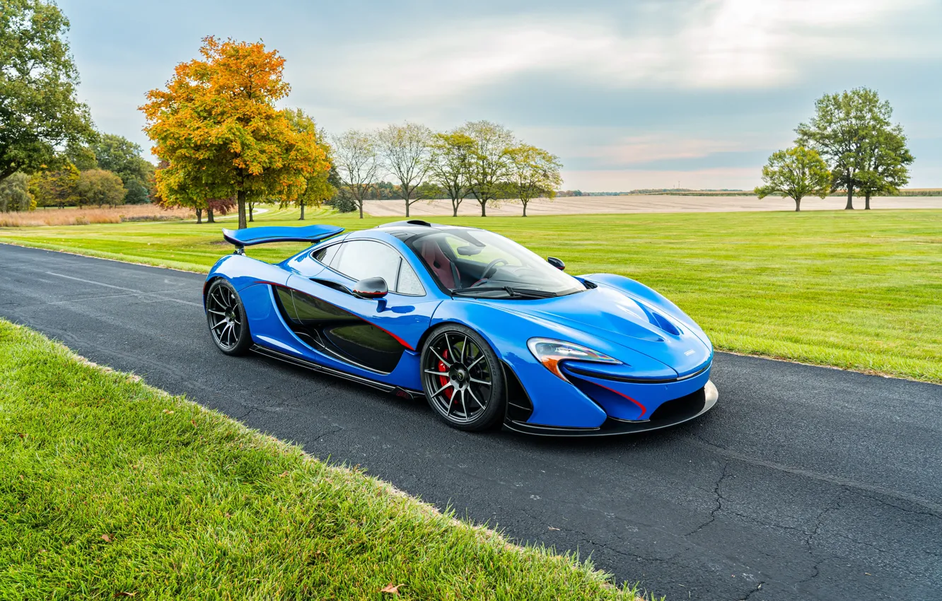 Фото обои car, McLaren, road, McLaren P1, P1