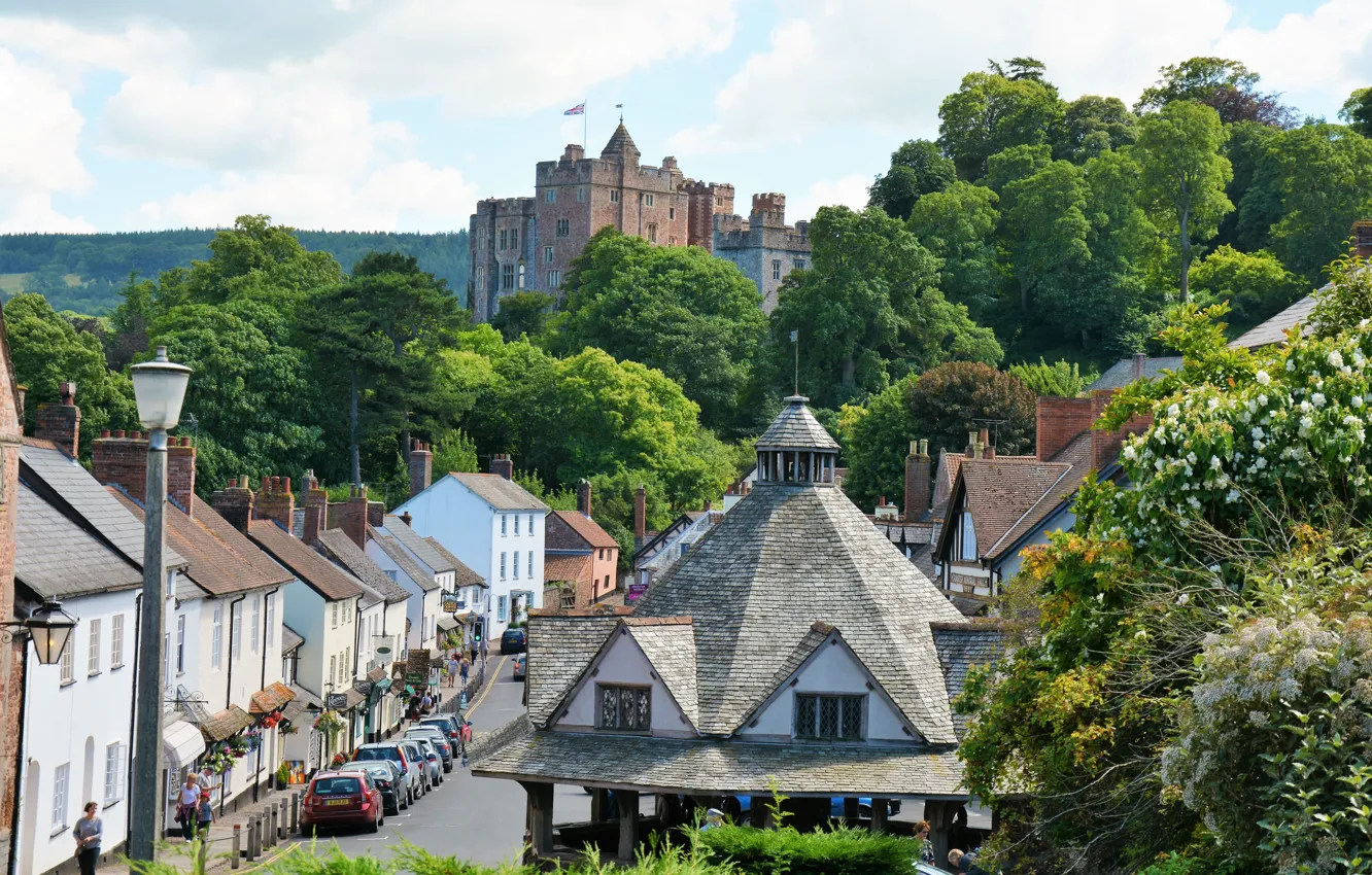 Фото обои Великобритания, England, Dunster, Minehead, Данстер