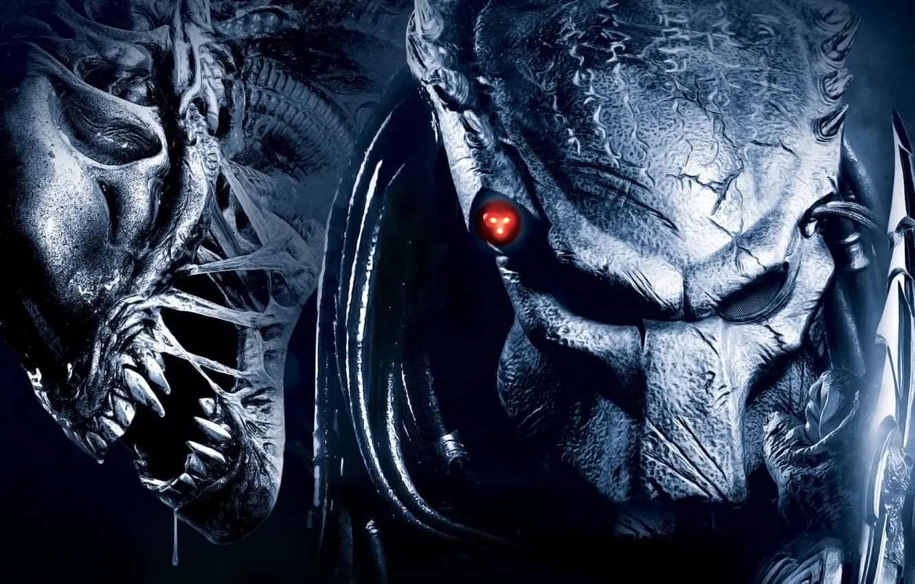 Фото обои хищник, чужой, Aliens vs Predator