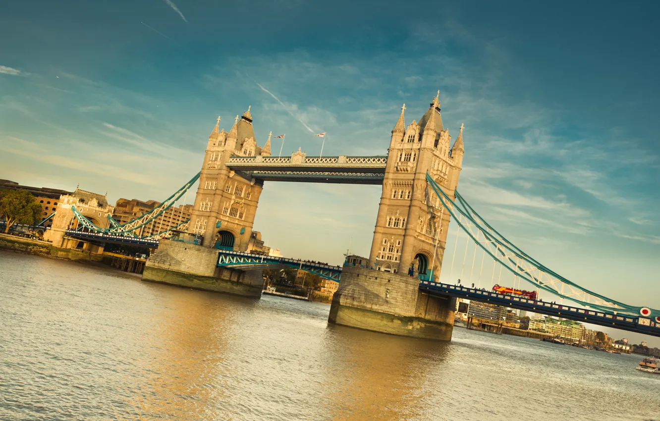 Фото обои англия, лондон, london, england, Thames River, Tower bridge