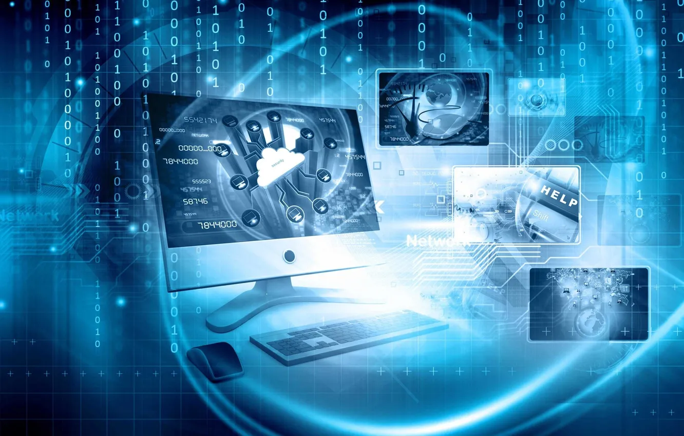 Фото обои computer, network, Internet, laptop