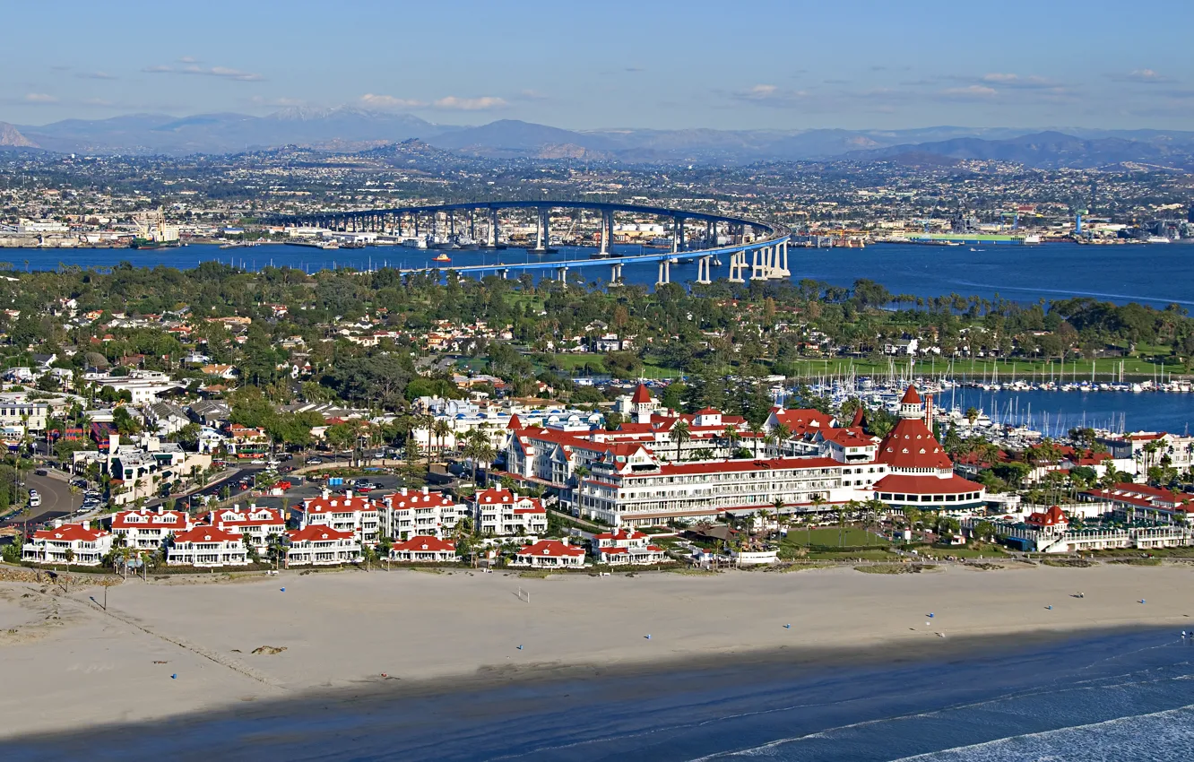 Фото обои city, город, USA, California, San Diego