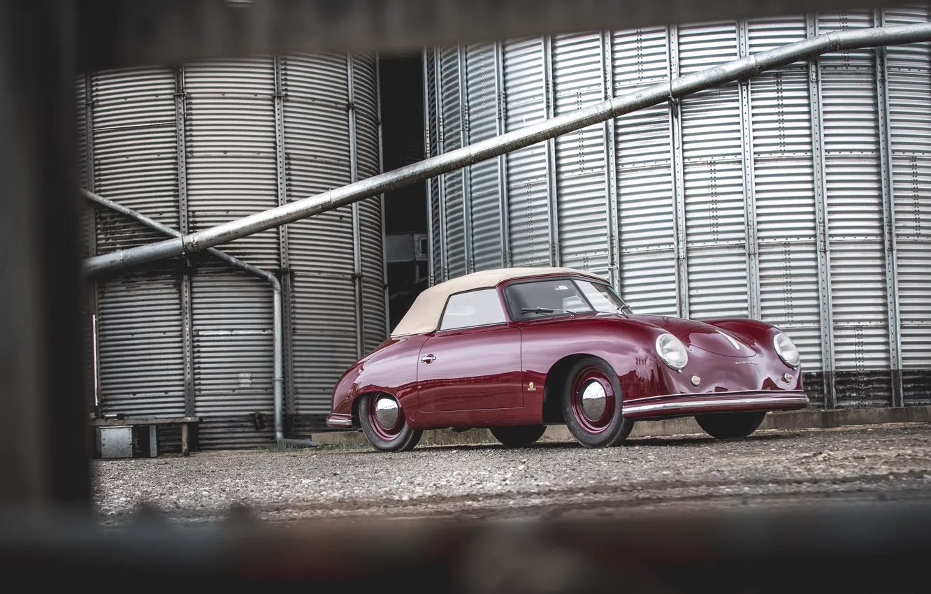 Фото обои Porsche, classic, 356, 1951, Porsche 356 1300 Cabriolet