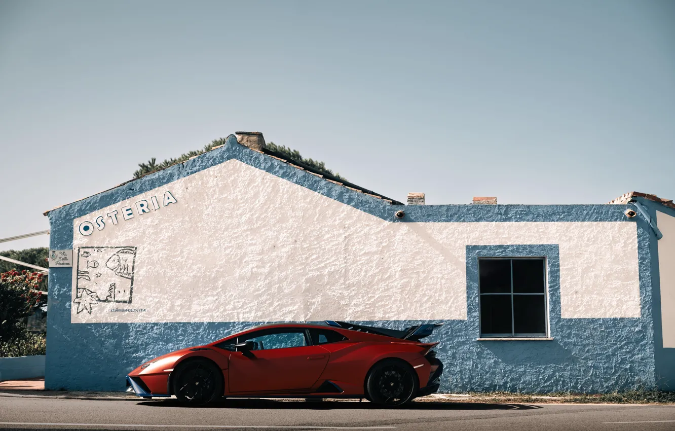 Фото обои Lamborghini, Huracan, side view, Lamborghini Huracan STO