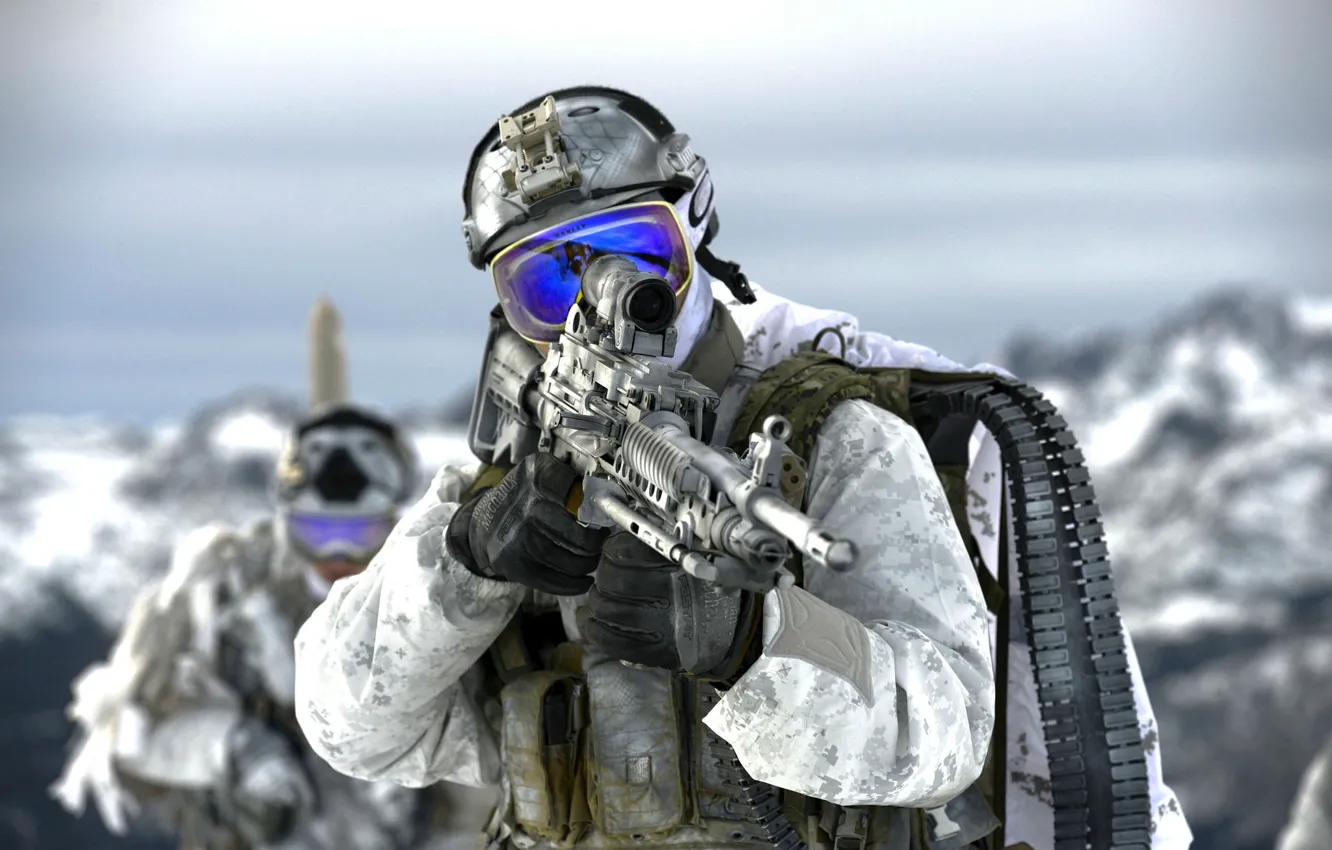 Фото обои оружие, солдат, United States Navy SEALs