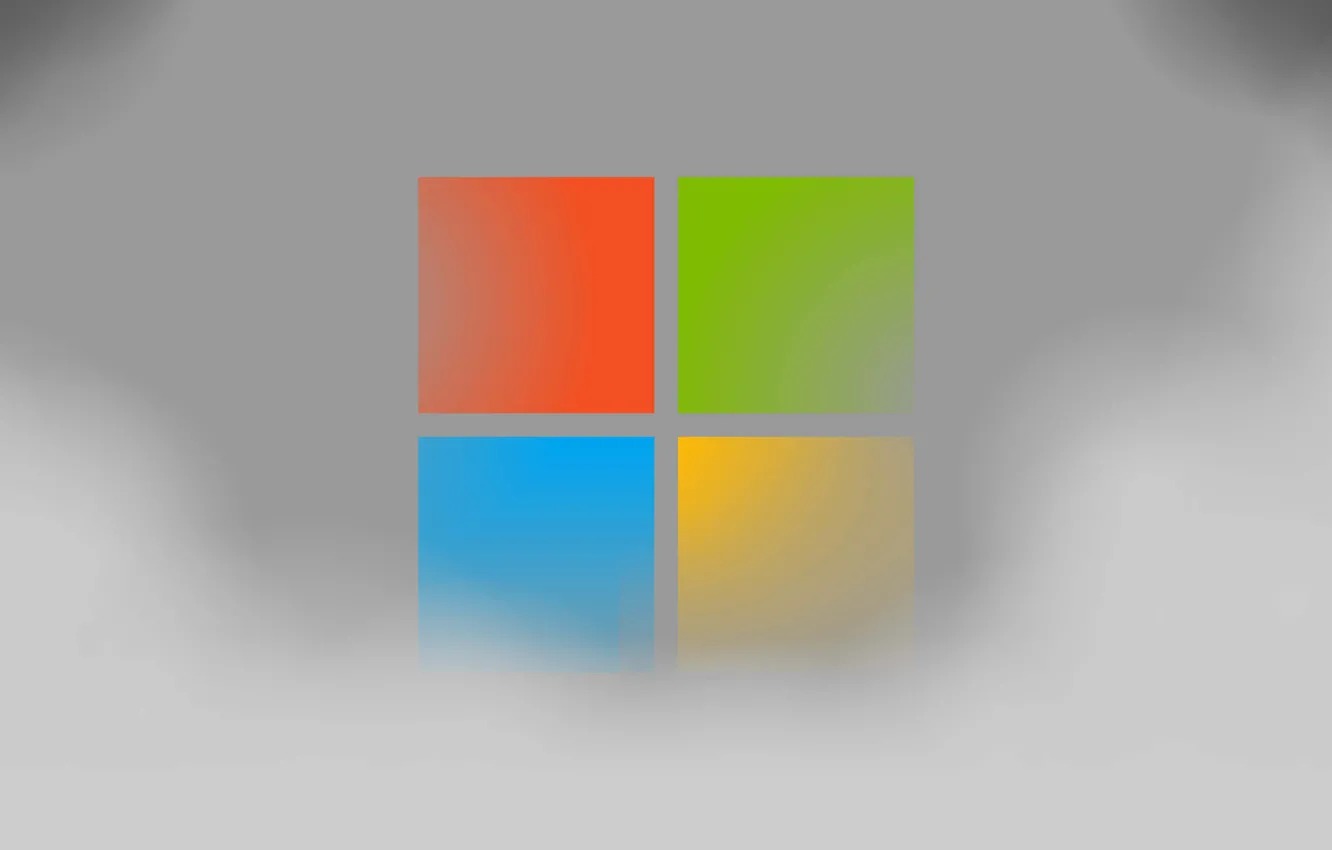 Фото обои логотип, Windows, квадрат