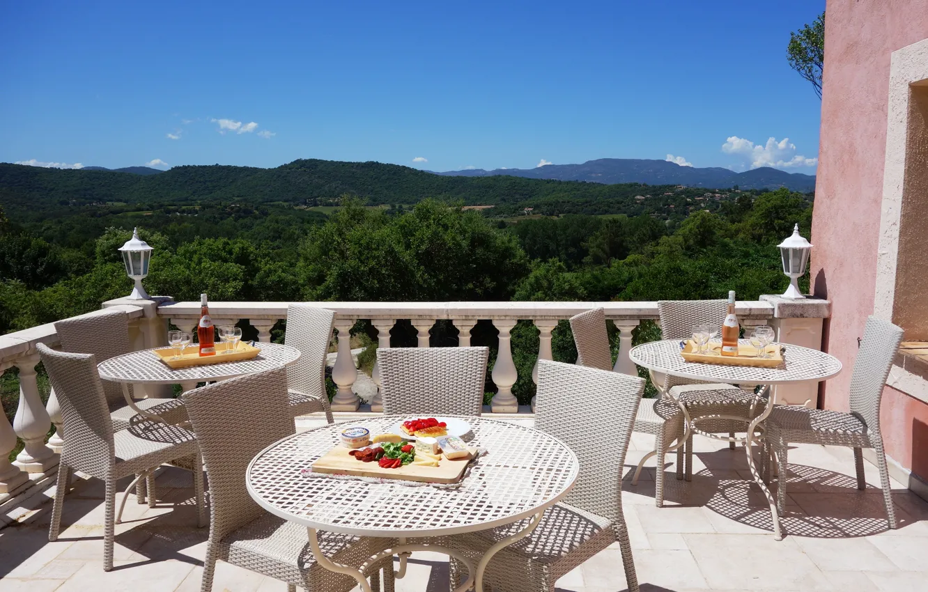 Фото обои дизайн, стиль, вилла, интерьер, терраса, Provence, luxury villa Tropez