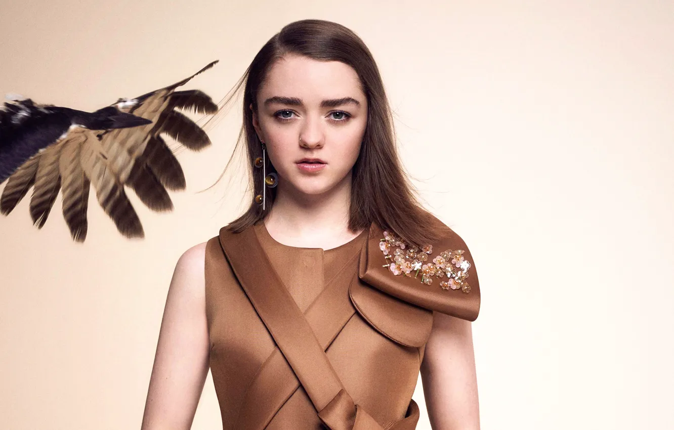Фото обои InStyle, Maisie Williams, Мэйси Уильямс
