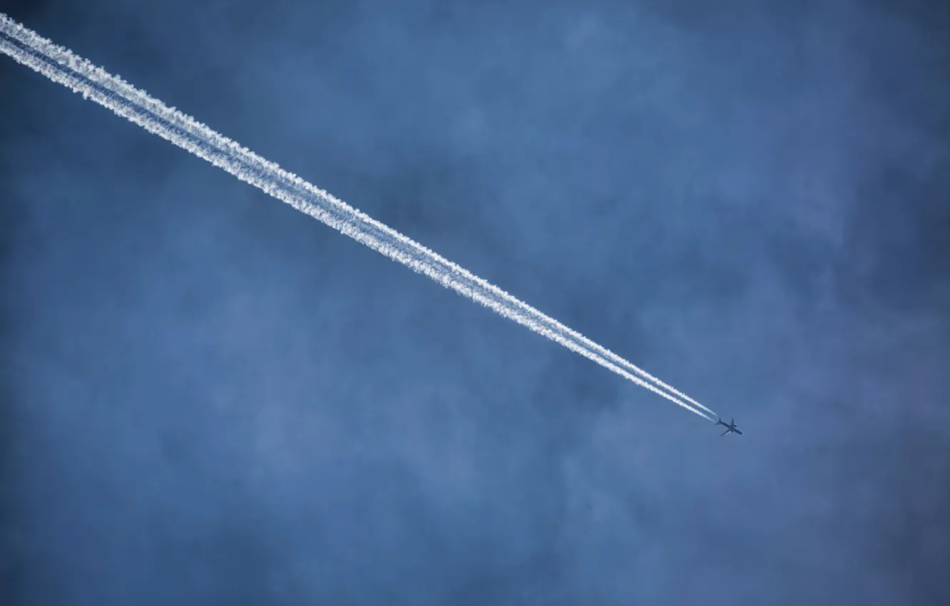 Фото обои небо, авиация, самолёт