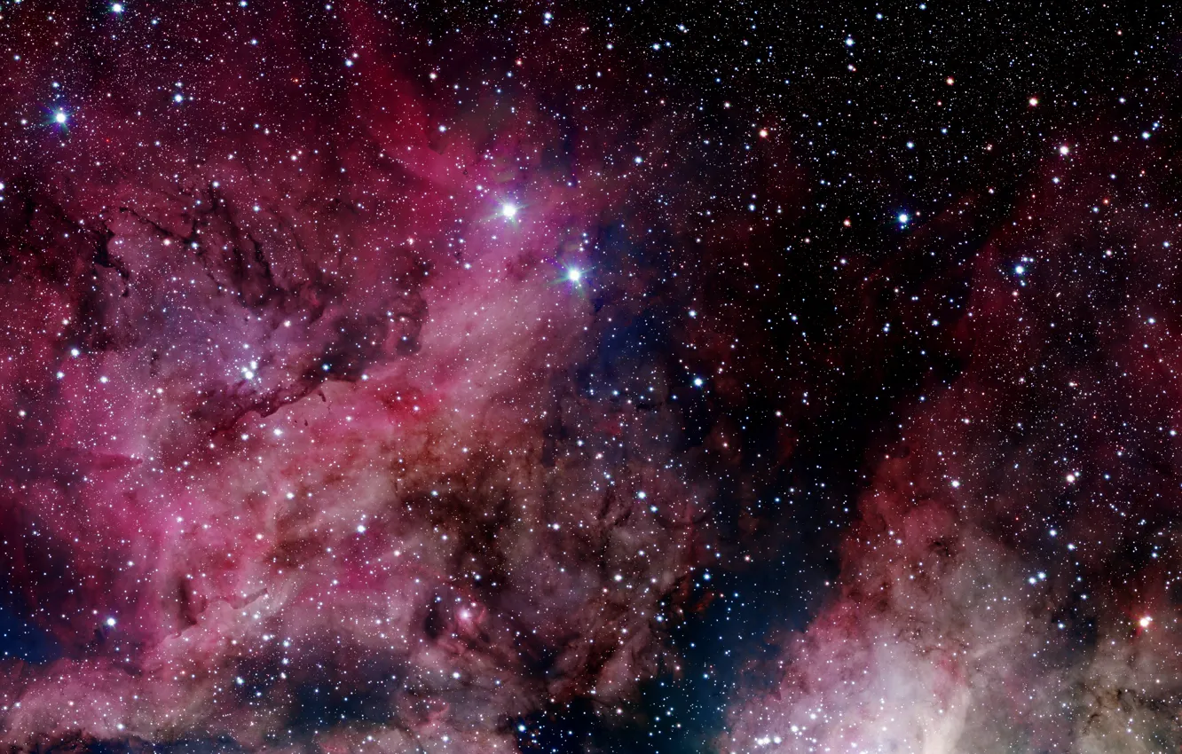 Фото обои Stars, Nebula, NGC 3372, Great Nebula in Carina, Eta Carinae, Eta Carinae Nebula, The Carina …