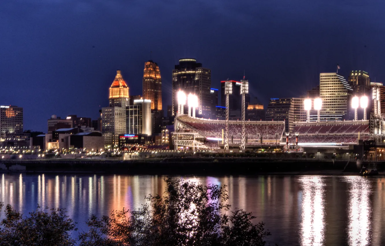 Фото обои city, город, USA, Cincinnati, Ohio