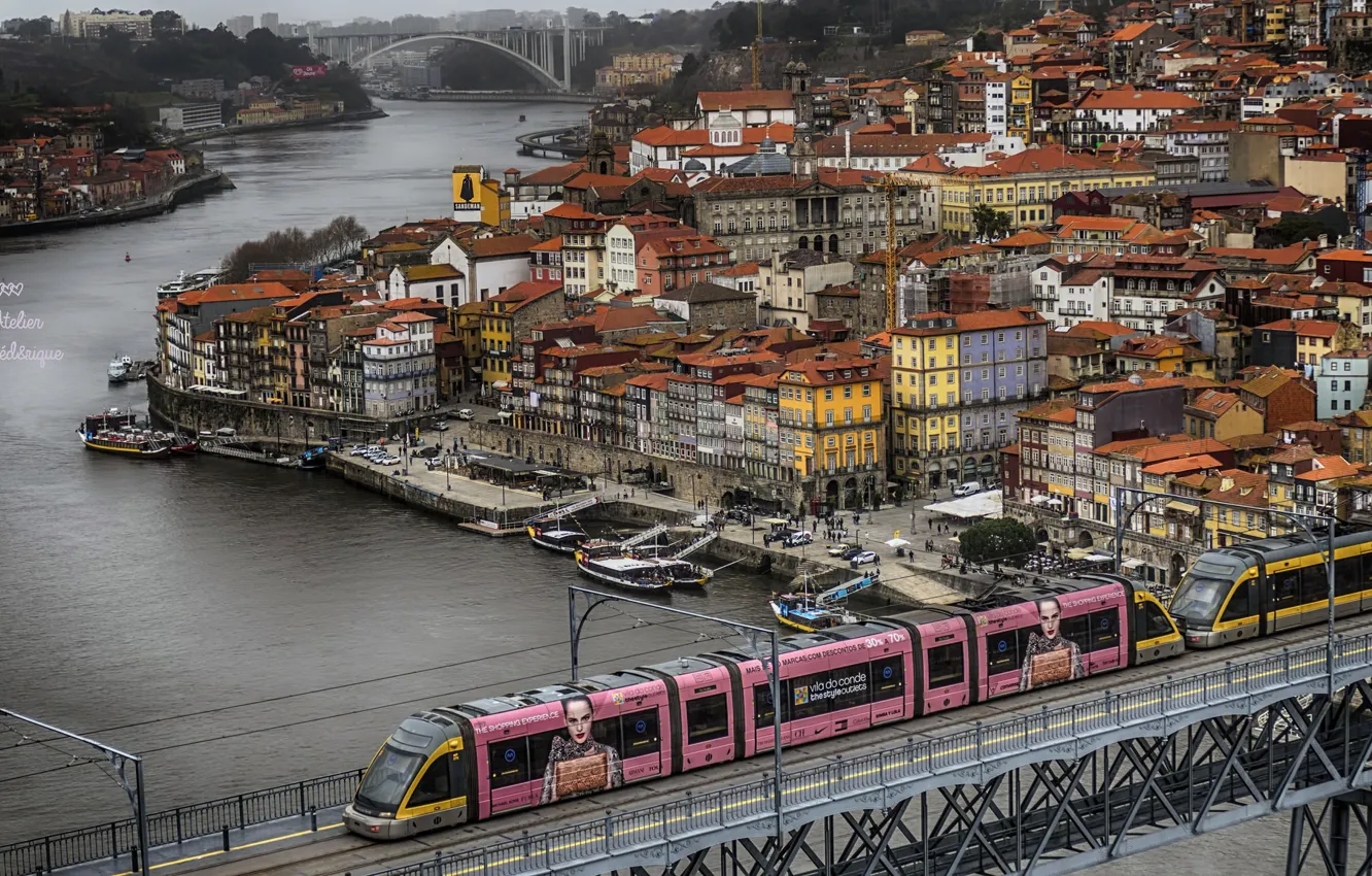 Фото обои город, Portugal, Porto
