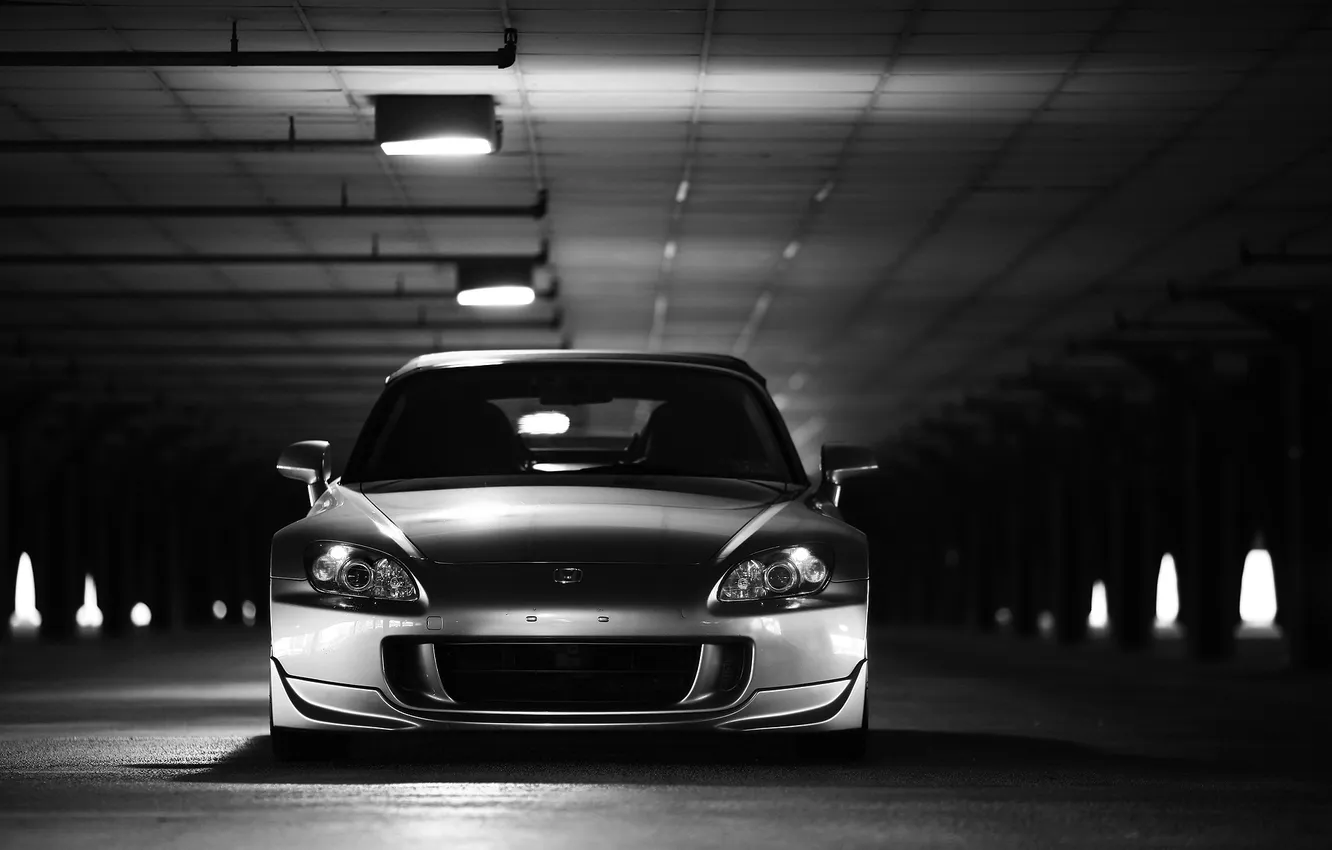 Фото обои тени, Honda, серебристая, хонда, S2000, front, silvery, S-Series