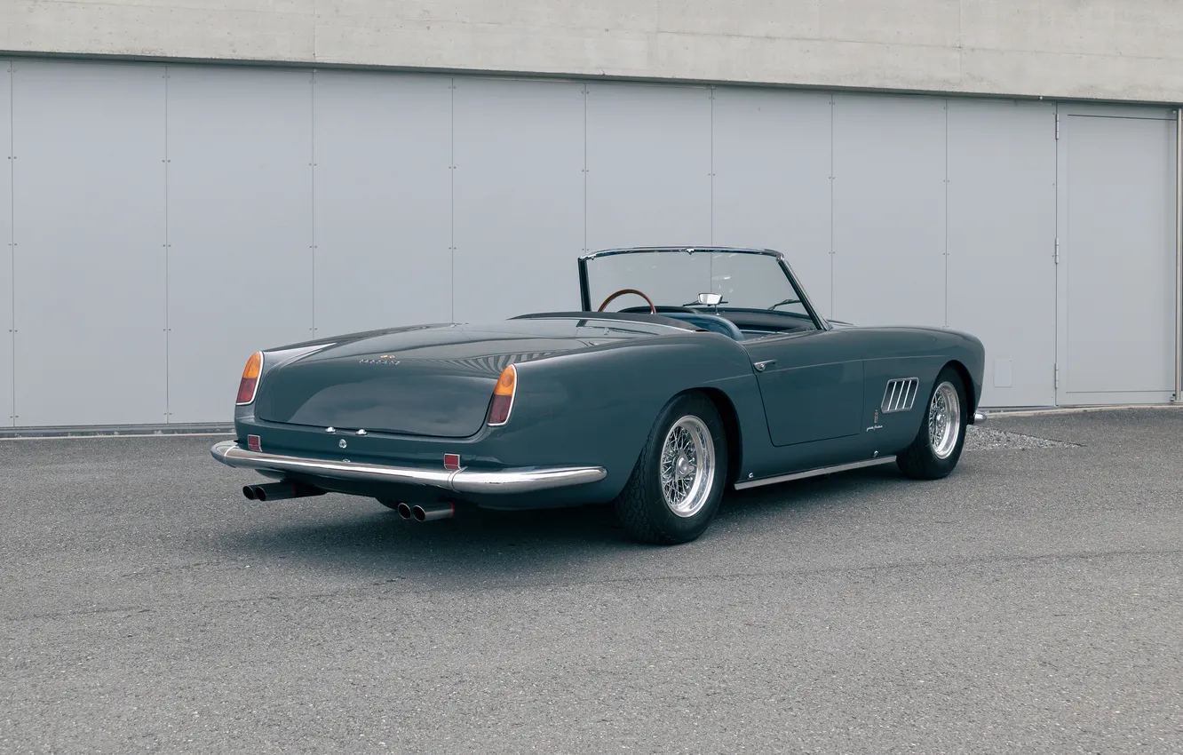 Фото обои Феррари, Кабриолет, Ferrari, спорт кар, ретро автомобили, 1962, Ferrari 250 GT Cabriolet