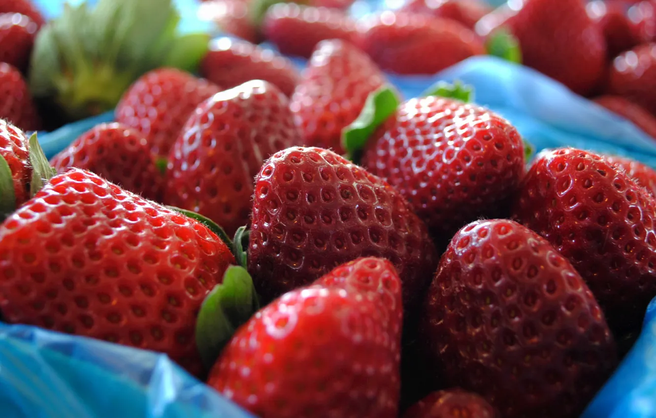 Фото обои ягоды, еда, клубника, обои от lolita777, порция